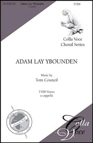Adam Lay Ybounden SATB choral sheet music cover Thumbnail